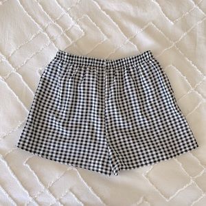Cotton gingham shorts